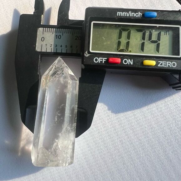 Clear Quartz Crystal Obelisk Meditation Tower (#11) - Picture 8 of 10